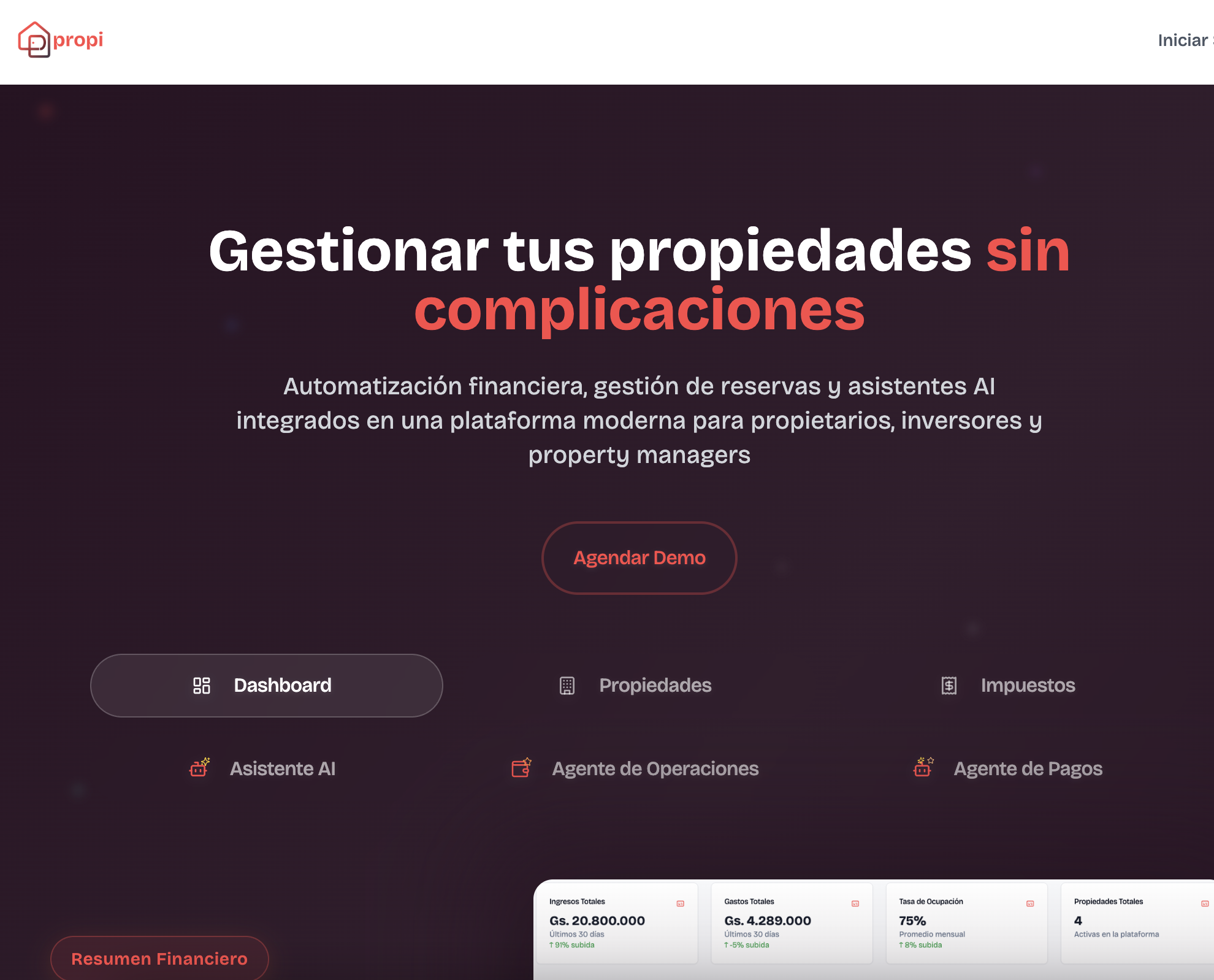 Thumbnail for Propi - Property Management & Financial System